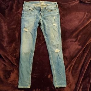 Hollister Distressed Light Wash Jeans